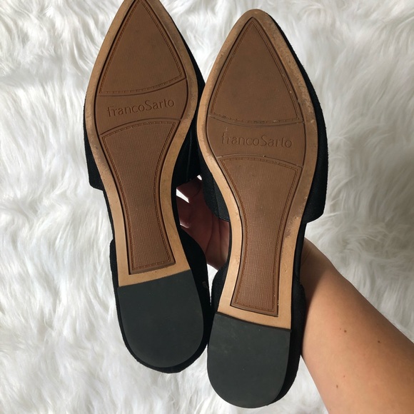 Franco Sarto Sanora Floral Embroidered Flats Sz 8 - Picture 5 of 6